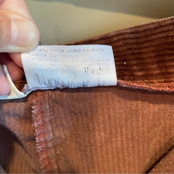 Vintage Country Suburbans Corduroy Pants Wide Cuff - Picture 8 of 10